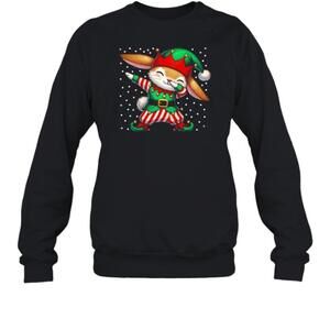 Christmas Bunny Elf Bunny Lover Rabbit Sweatshirt